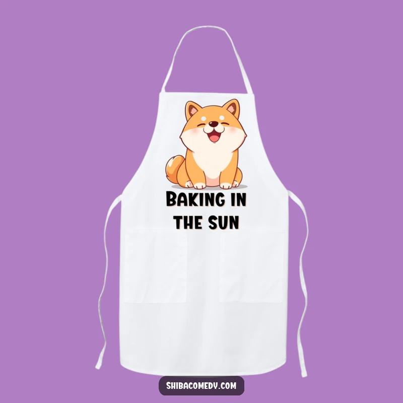 Funny Content Shiba Inu Apron: Chef Pup Style, a Whimsical Funny Gift