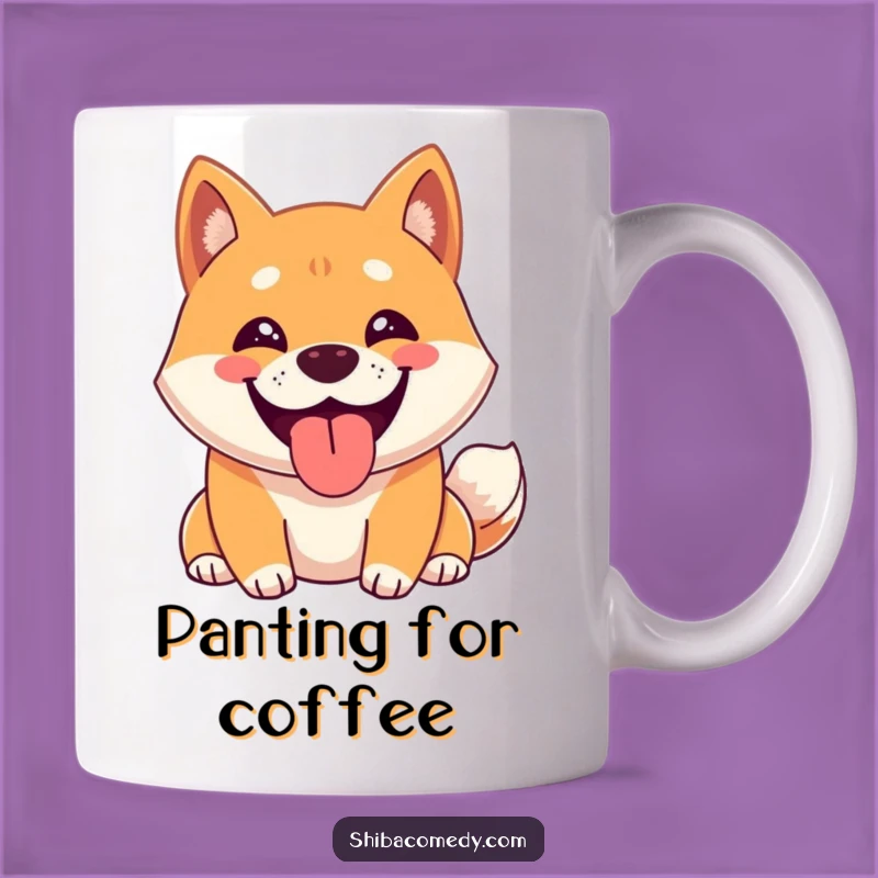 Funny Happy Shiba Inu Grin Mug: The Ultimate Cheerful Dog Gift!