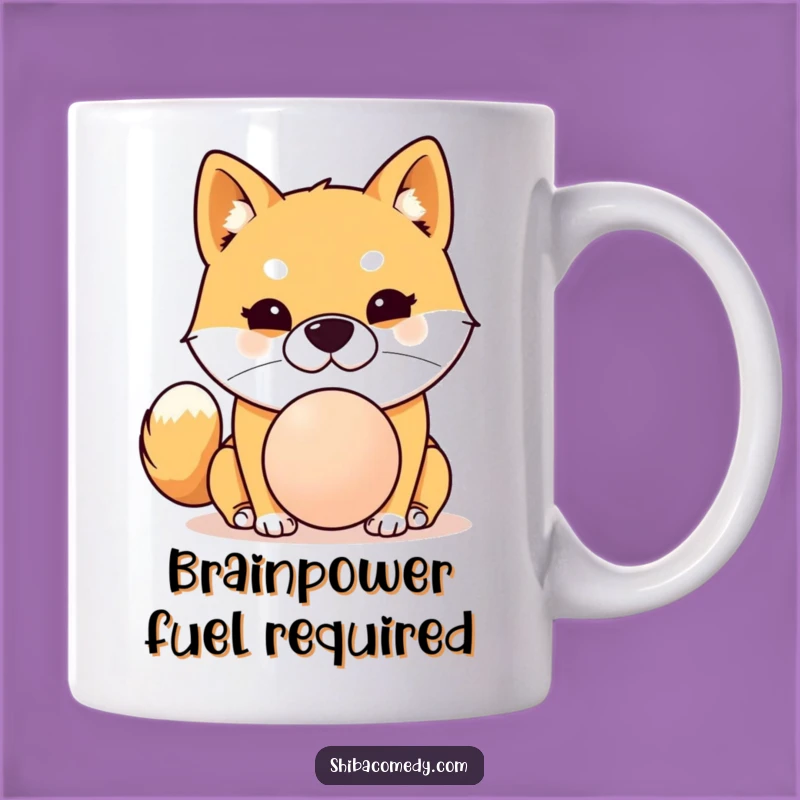 Funny Shiba Inu Balancing Ball Mug: The Perfect Determined Dog Lover Gift