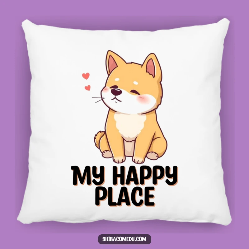 Funny Content Shiba Inu Sigh Pillow: Soft Plush Relaxed Dog Cushion Gift
