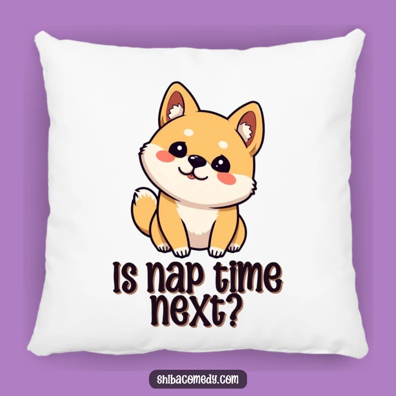 Funny Curious Shiba Inu Pillow - Cozy Head Tilt Dog Cushion, Cute Gift