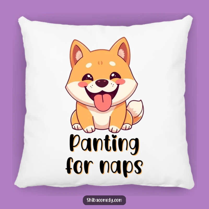Funny Happy Shiba Inu Grin Pillow: Add Hilarious Comfort & Pup Happiness!
