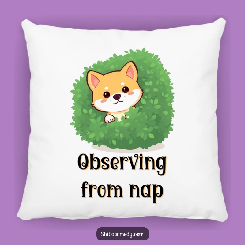 Funny Curious Shiba Inu Bush Pillow: Soft Plush Peeking Dog Cushion Gift