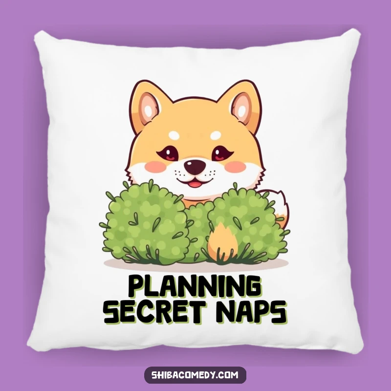 Funny Shiba Inu Mischief Pillow - Cozy & Playful Dog Decor