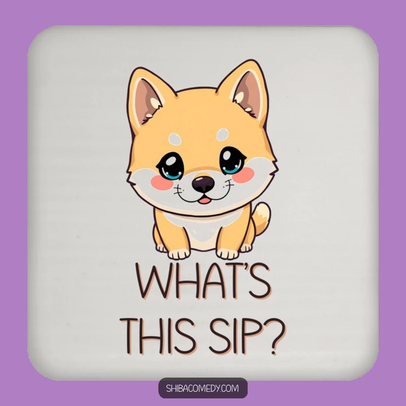 Funny Shiba Inu Coasters: Protect Surfaces with Curious Charm