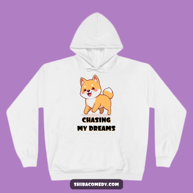 Funny Shiba Inu Tail Chaser Hoodie: Cozy Up with Canine Comedy!
