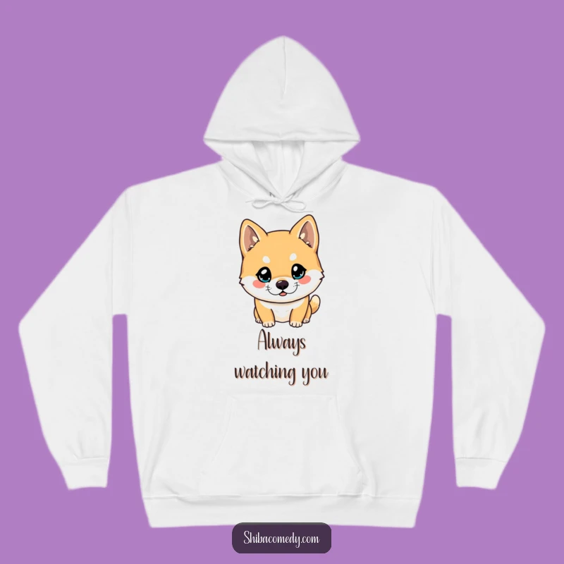 Cozy Funny Shiba Inu Hoodie: Warmth and Wonder with Curious Eyes
