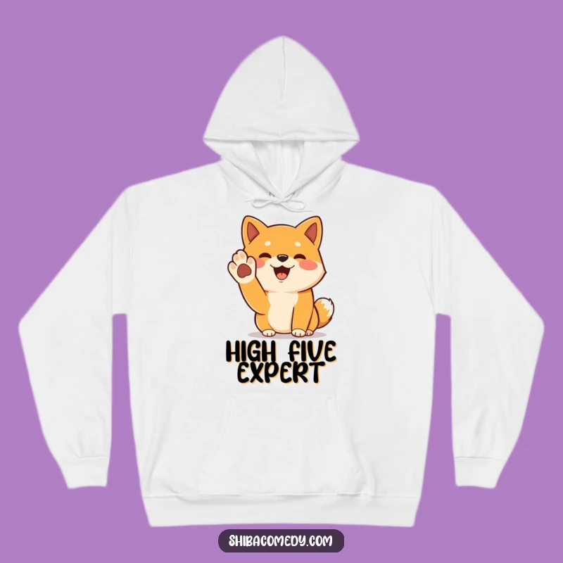 Funny Cheerful Shiba Inu Hoodie: Cozy Pup Welcome, the Ultimate Funny Gift