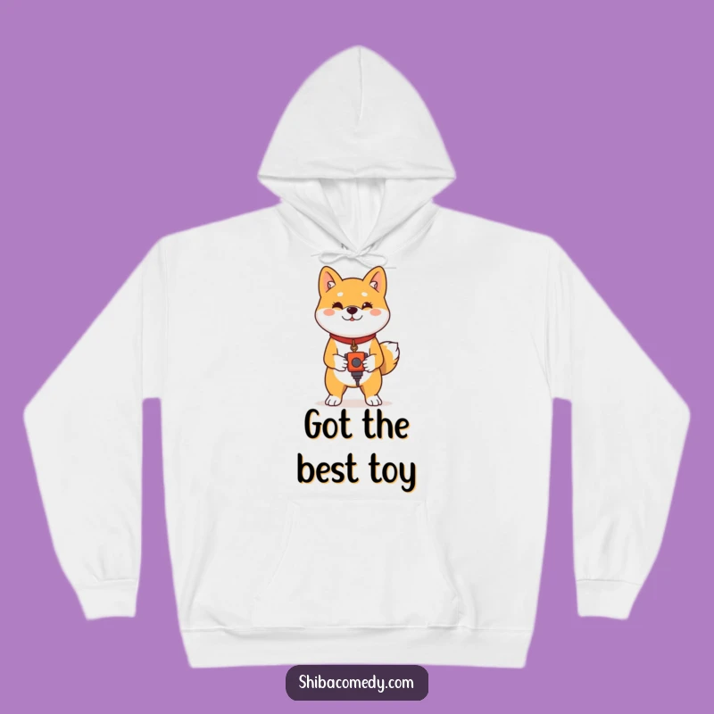 Funny Shiba Inu Proud Toy Hoodie - Cozy & Confident Dog Sweatshirt