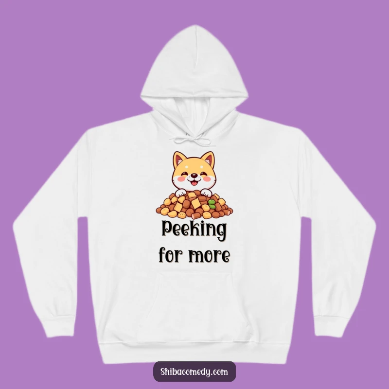 Funny Shiba Inu Treat Hoodie: Cozy Up with This Hilarious Pup!