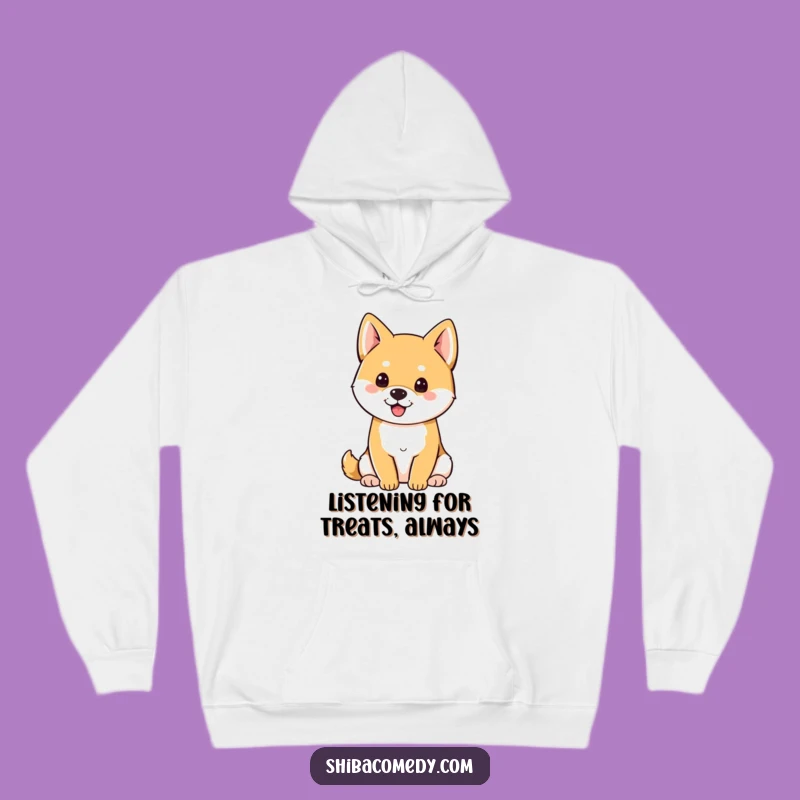 Funny Perky Ears Shiba Inu Hoodie - Cozy and Hilarious Dog Lover Sweatshirt
