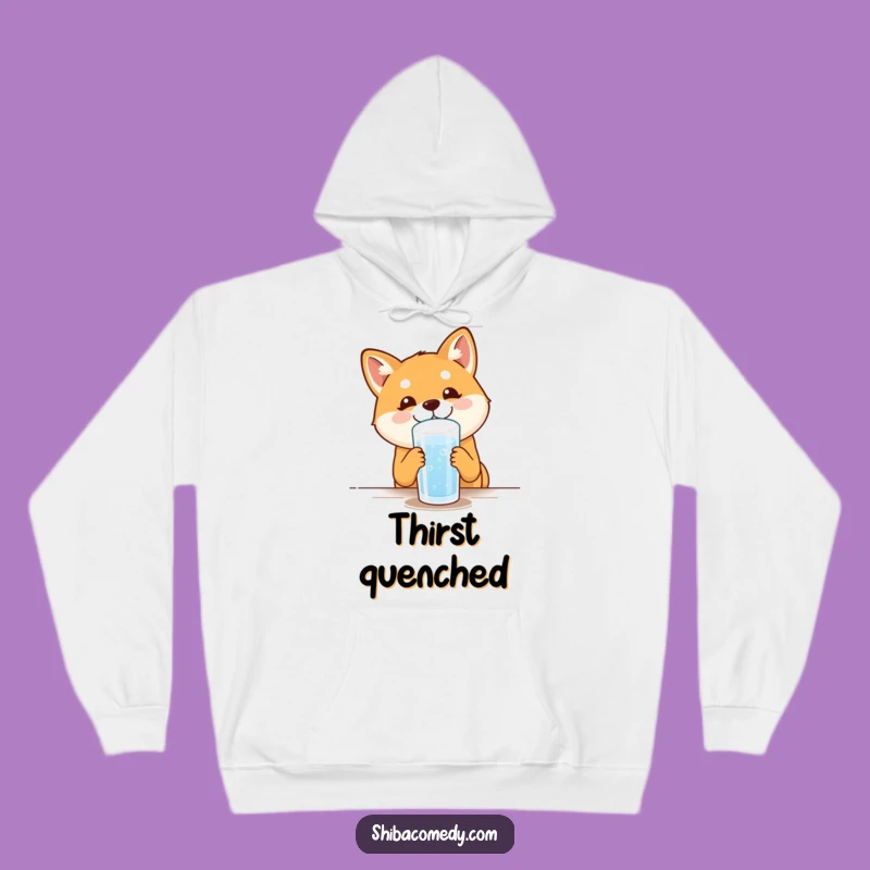 Funny Shiba Inu Cozy Hoodie - Warm and Hilarious Dog Lover Gift!