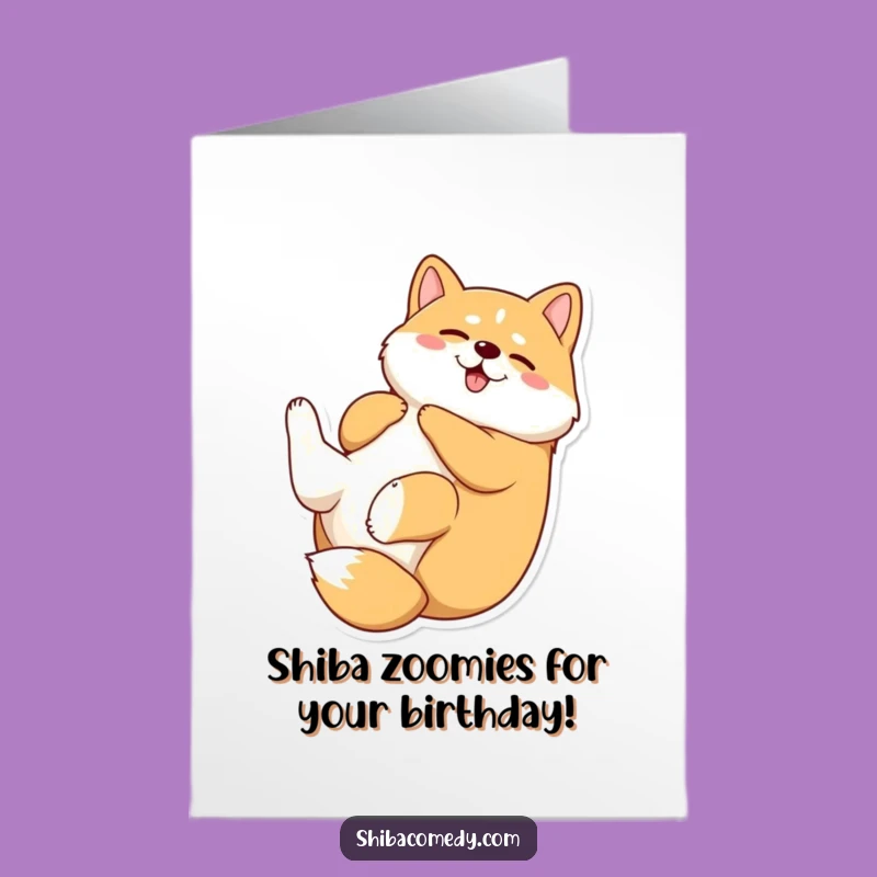 Funny Shiba Inu Birthday Card: Free Printable & Hilarious Dog Roll