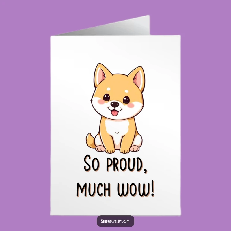 Attentive Free Printable Shiba Inu Congrats Card - Downloadable Gift for Big News!