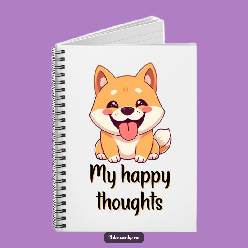 Funny Happy Shiba Inu Grin Notebook: Jot Down Ideas with Hilarious Pup Smiles!