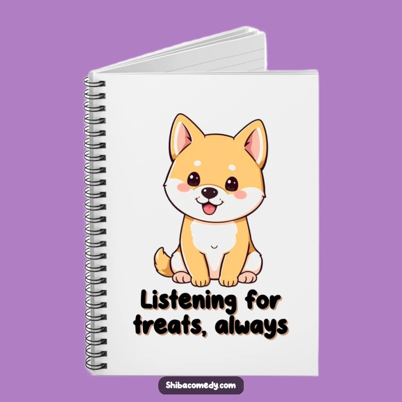 Funny Perky Ears Shiba Inu Notebook - Hilarious Journal for Dog Fans