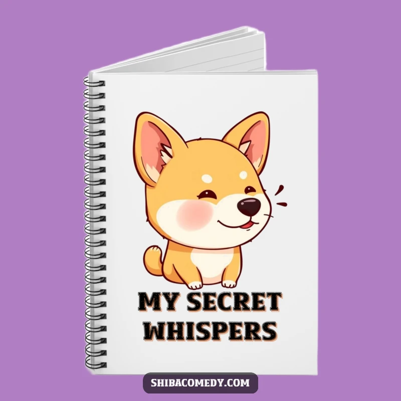 Funny Shiba Inu Listening Notebook: Jot Down What You Hear!
