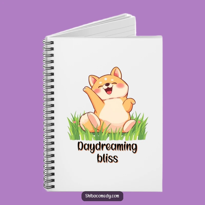 Funny Shiba Inu Rolling Notebook: Happy Dog Journal, Perfect Funny Gift for Notes