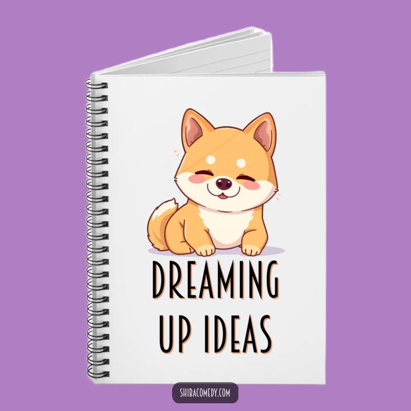 Funny Snoozing Shiba Inu Notebook: Journal Your Dreams - Perfect Funny Gift for Writers!