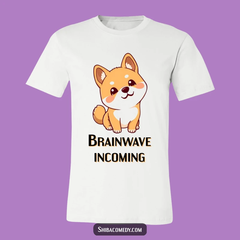 Funny Curious Shiba Inu Head Tilt T-Shirt: Hilarious Dog Lover Tee