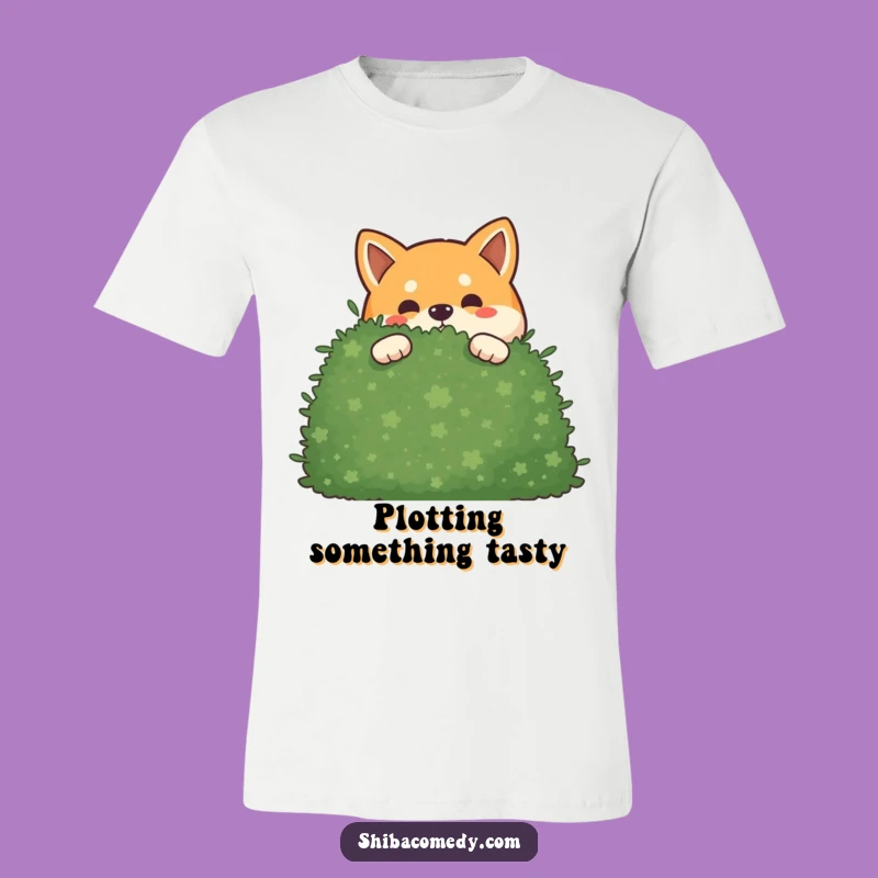 Funny Mischievous Shiba Inu T-Shirt: Sneaky Dog Apparel