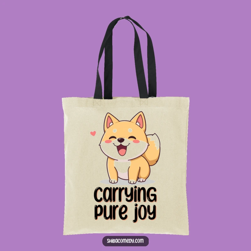 Funny Shiba Inu Tote Bag: Wagging Tail Style, Carry Your Essentials with Joy