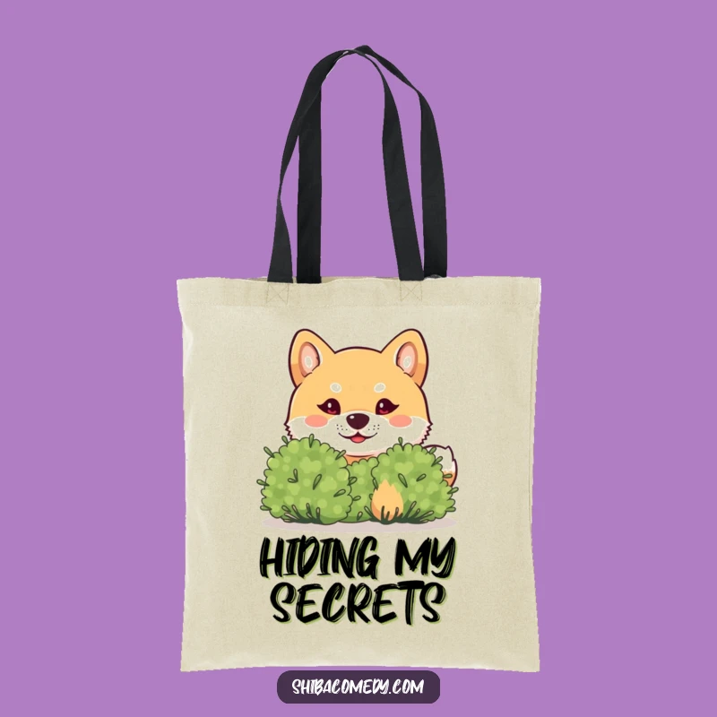 Funny Shiba Inu Mischief Tote Bag - Playful Dog Accessory Gift