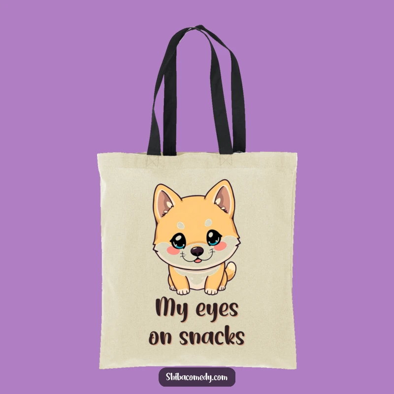 Funny Shiba Inu Tote Bag: Carry Your Fascination with Curious Eyes