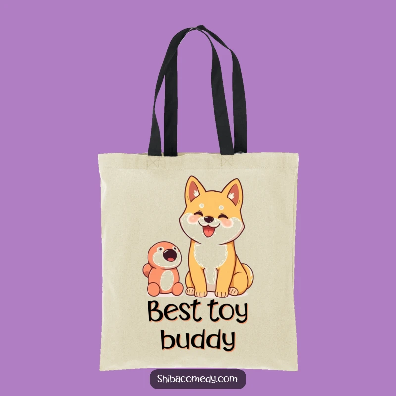 Funny Shiba Inu Toy Lover Tote Bag: Carry Your Pride and Playfulness!